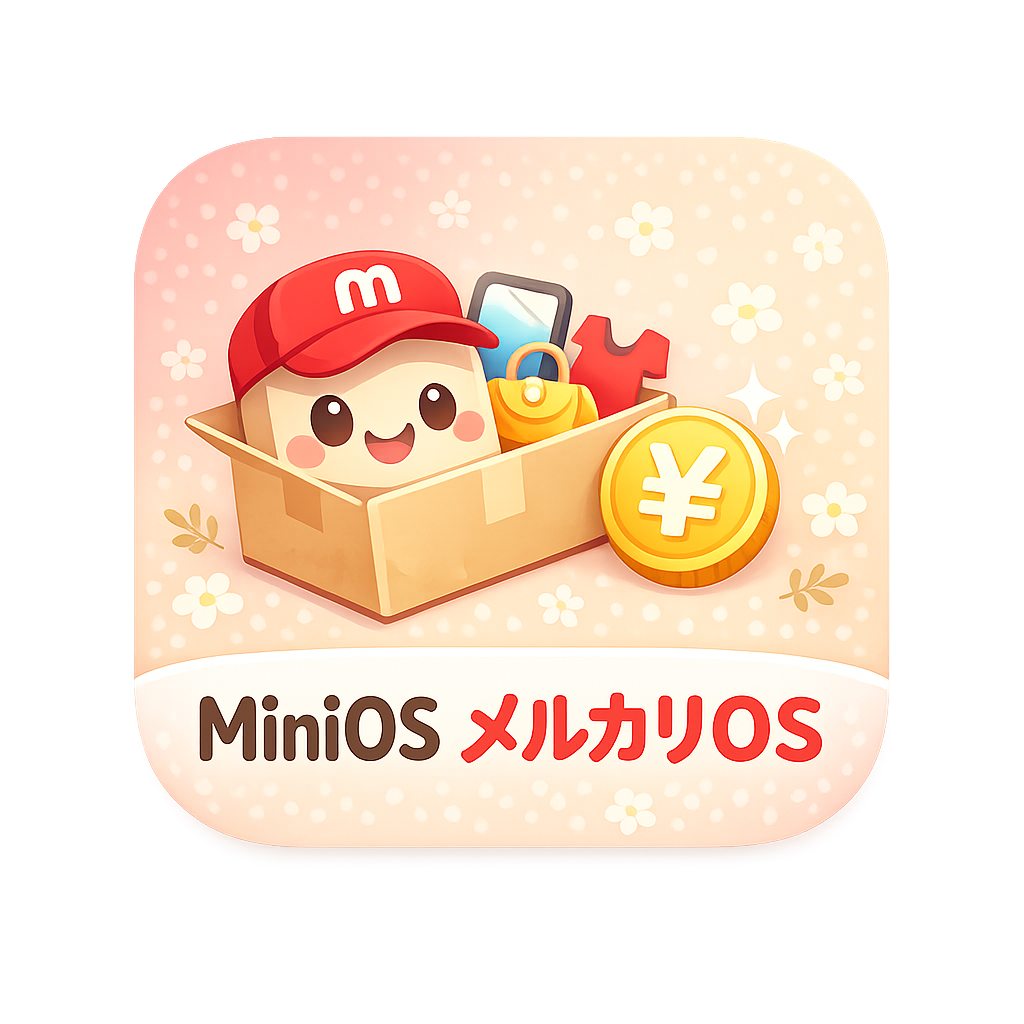 MiniOSの使い方⑤：メルカリOSの便利ワザ